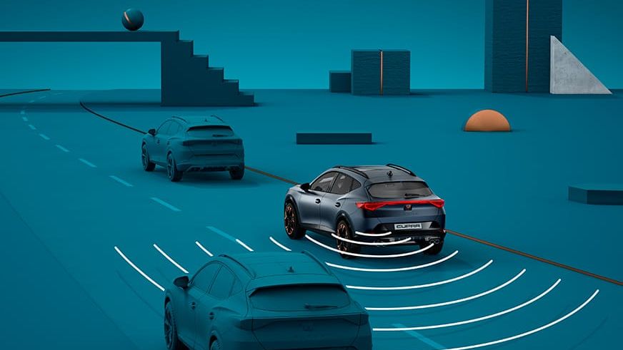 Darstellung Spurwechselassistent