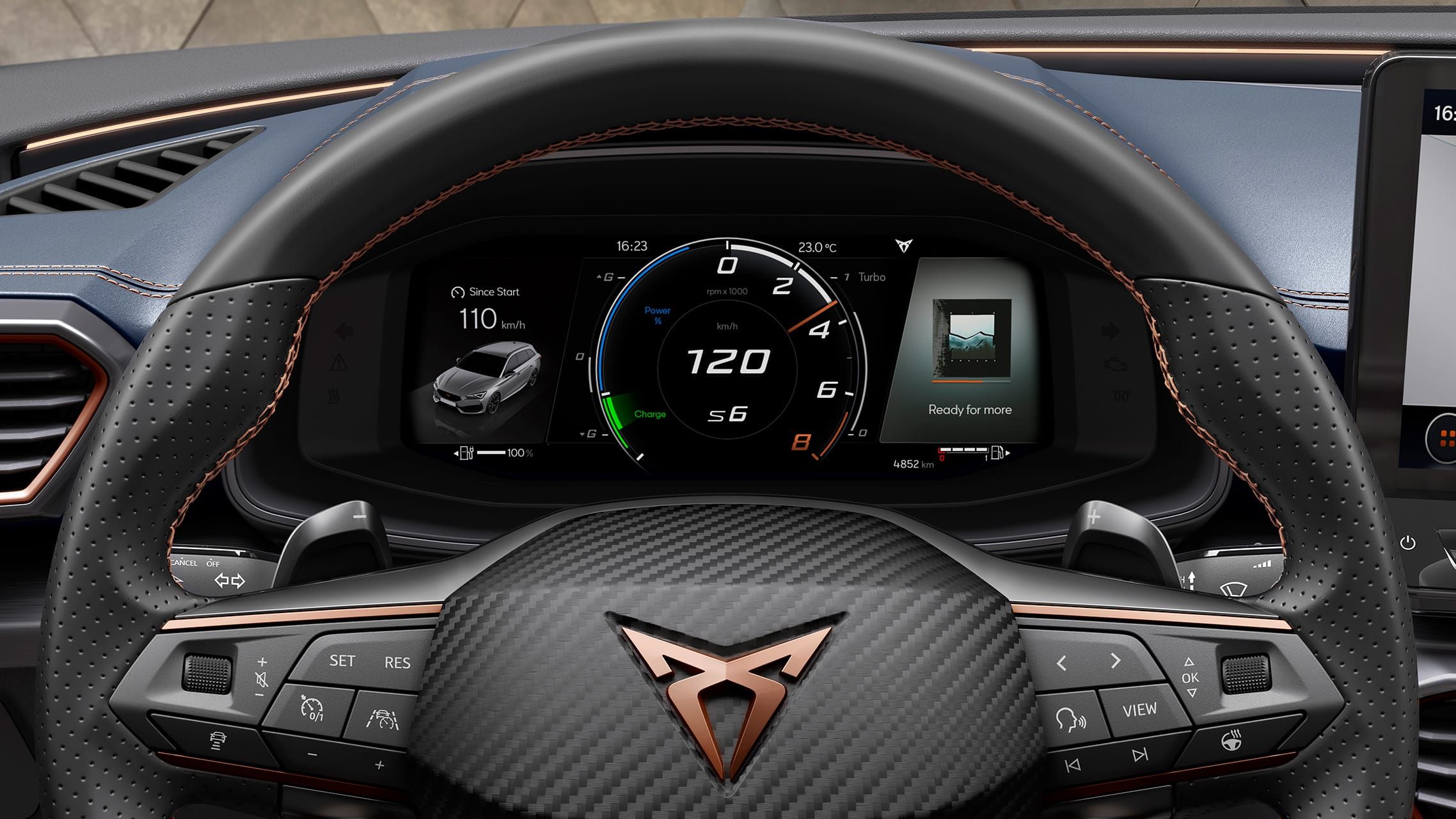 CUPRA Leon універсал: цифрова комбінація приладів 10,25"