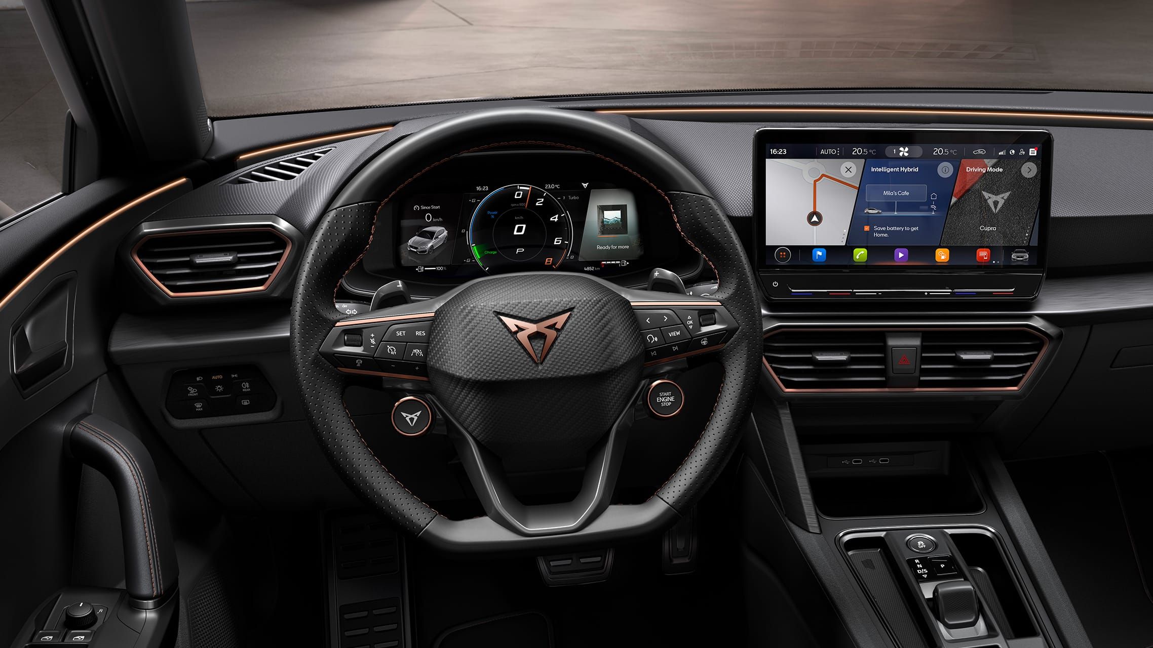 CUPRA Leon універсал: вигляд салону