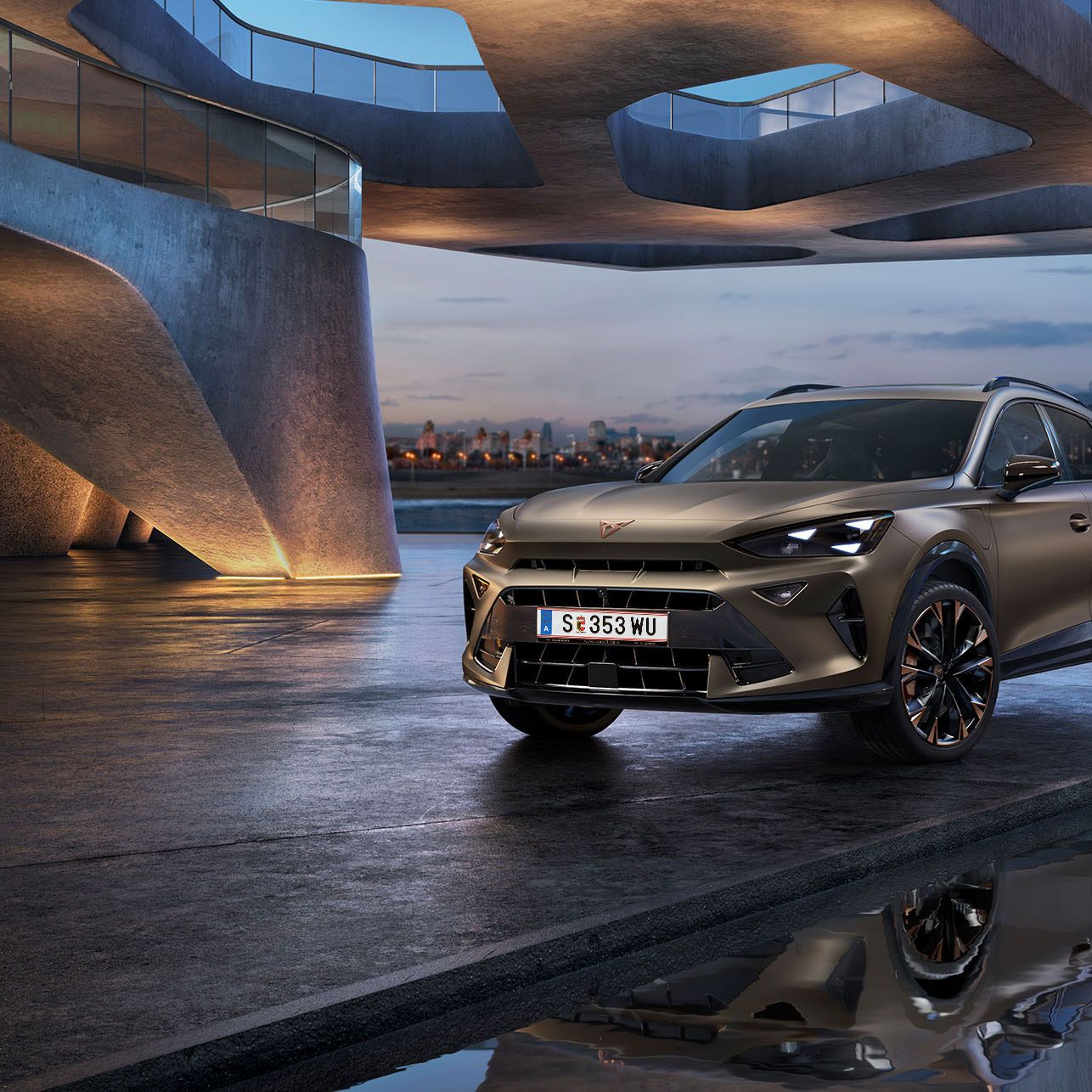 Seitliche Frontansicht des CUPRA FORMENTOR