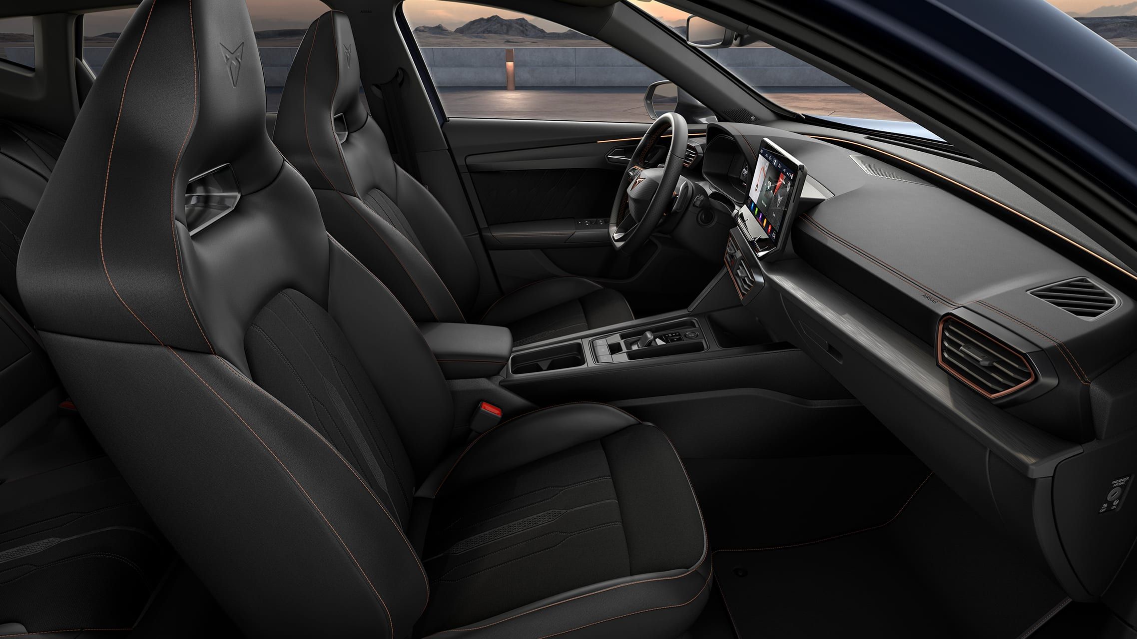 Сидіння з тканинною оббивкою