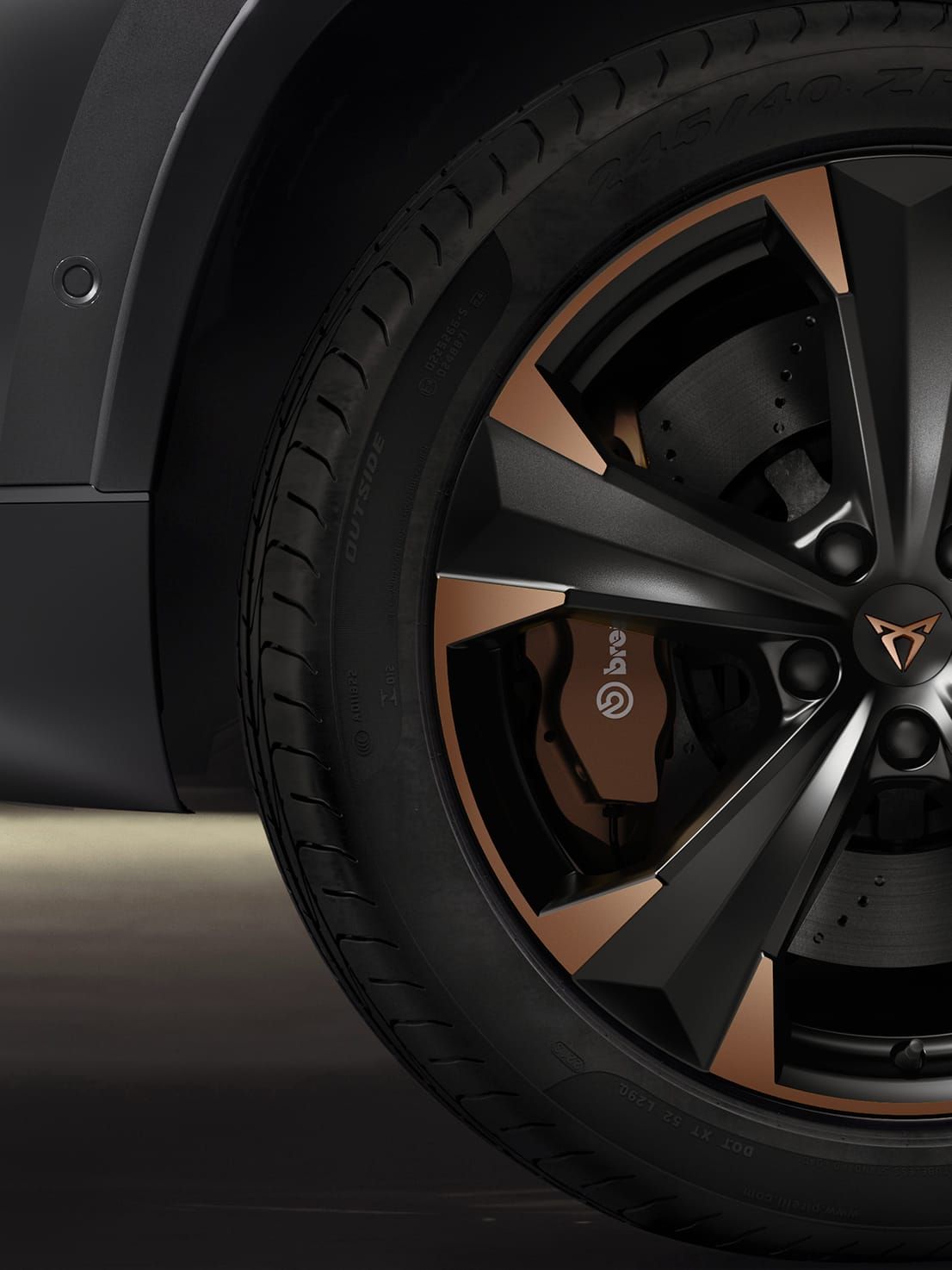 CUPRA Formentor: вітальні вогні Welcome Light у зовнішньому дзеркалі заднього виду 