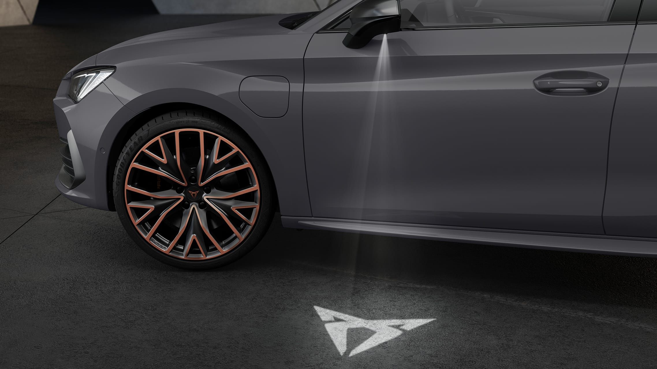 Вітальне світло CUPRA Welcome light